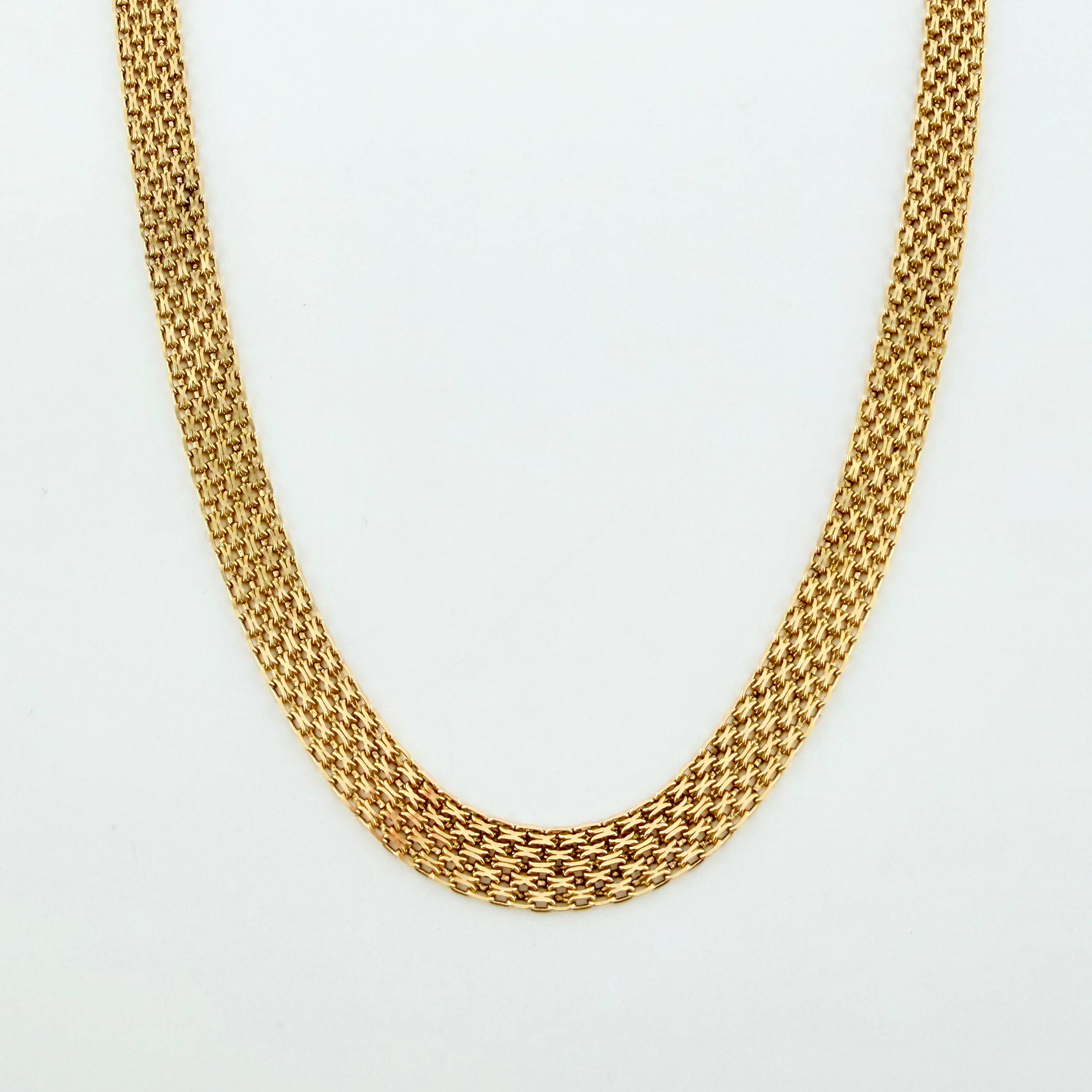 Cadena China 20.8gr / 23 1/2 in / 6.4mm Oro Amarillo +1 18K