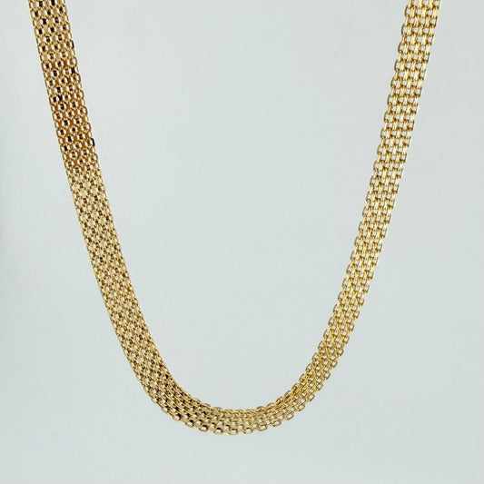Cadena China 20.8gr / 23 1/2 in / 6.4mm Oro Amarillo +1 18K