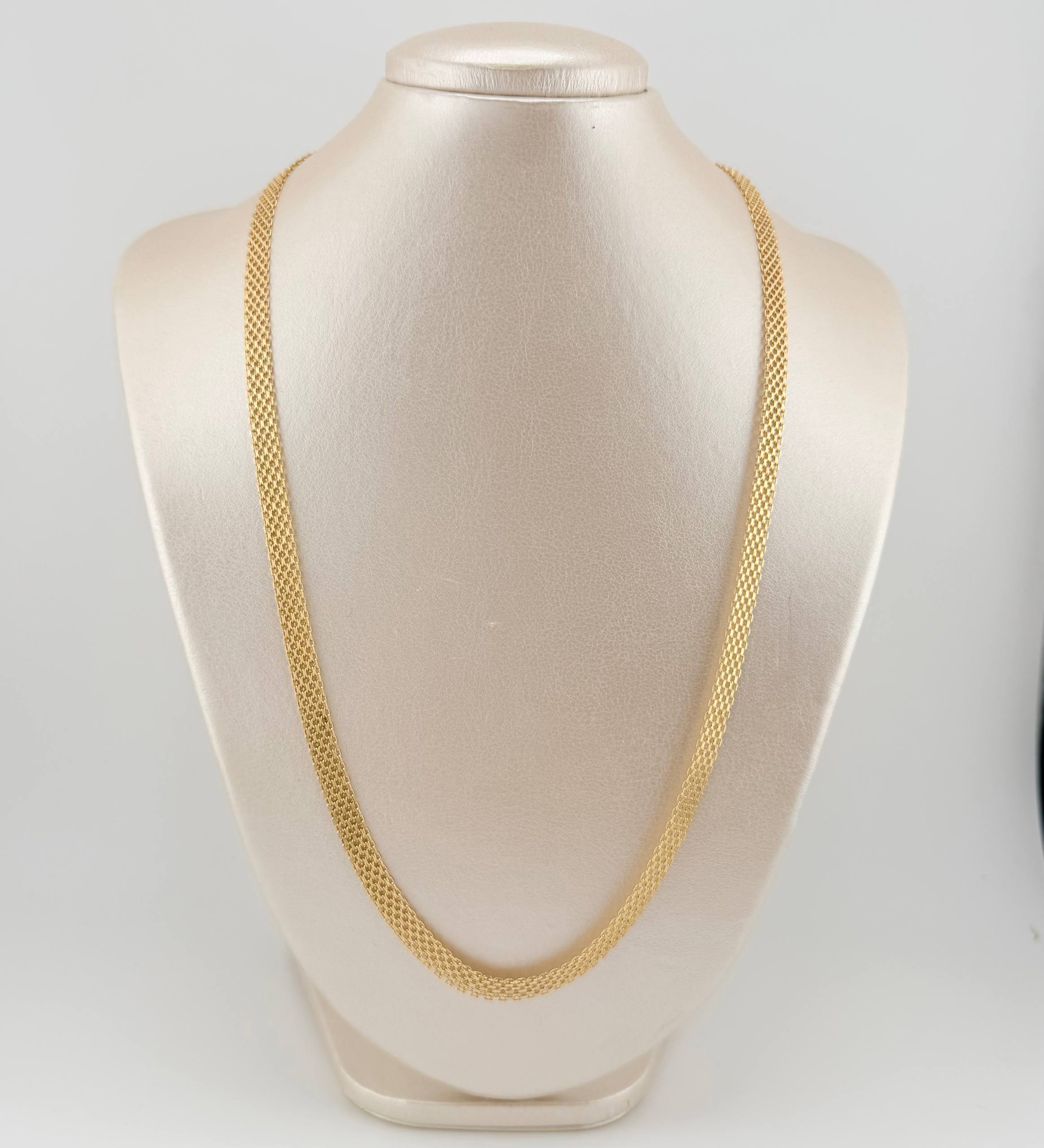 Cadena China 20.8gr / 23 1/2 in / 6.4mm Oro Amarillo +1 18K