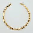 Pulso Rustico Español 6.5gr / 8 in / 3.8mm Oro Amarillo 18K *