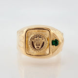 Crown Side Spark Ring 3.1gr / T7 3/4 / Yellow Gold 18K *