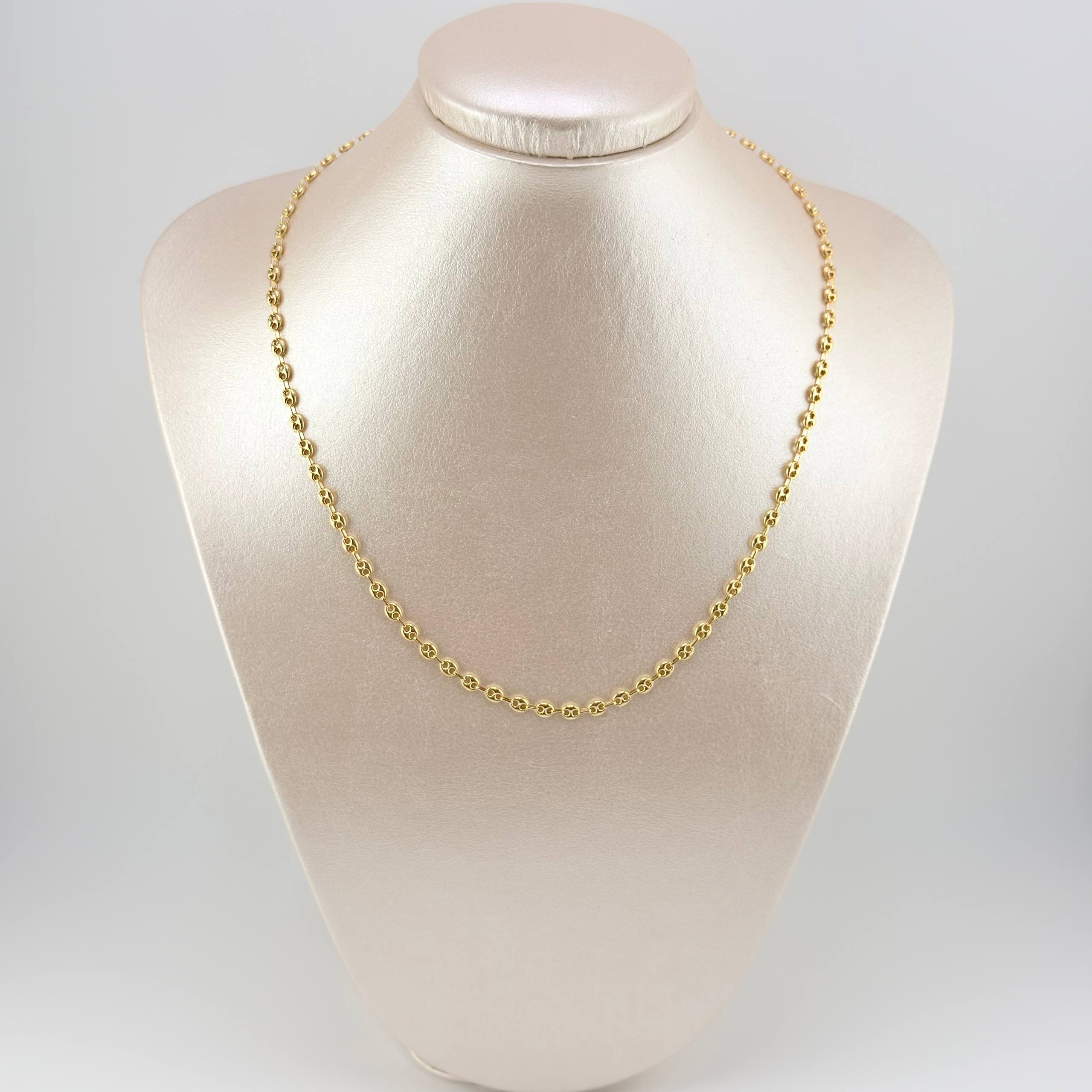 Cadena GC 5.05gr / 17 3/4 in / 3.7mm Oro Amarillo 18K *