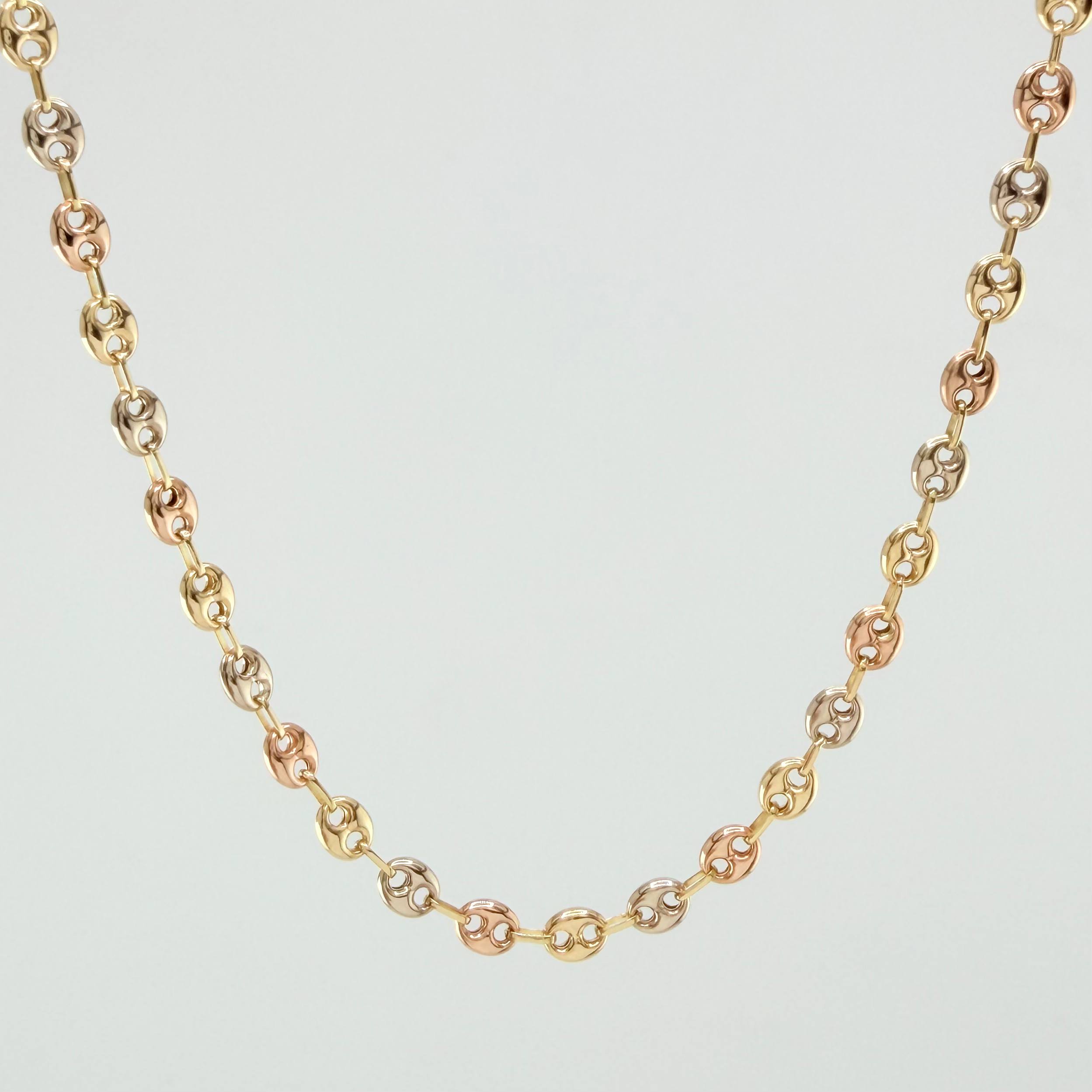 Cadena GC 9.8gr / 19 3/4 in / 5.4mm Tres Oros 18K *