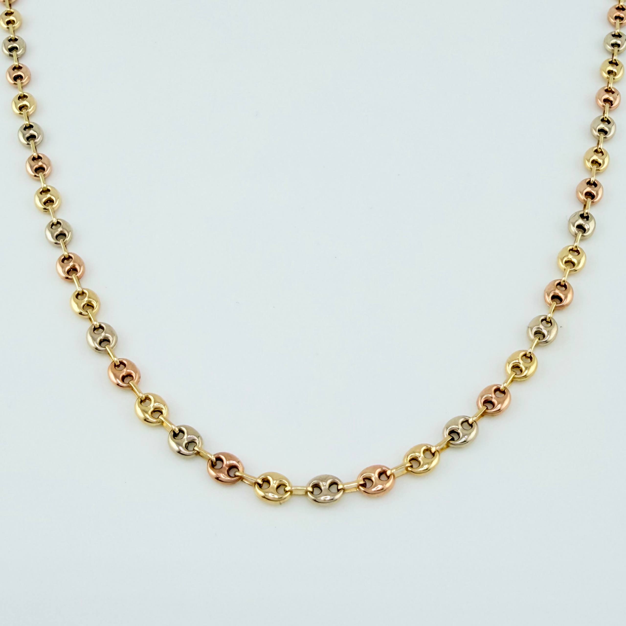 Cadena GC 9.8gr / 19 3/4 in / 5.4mm Tres Oros 18K *