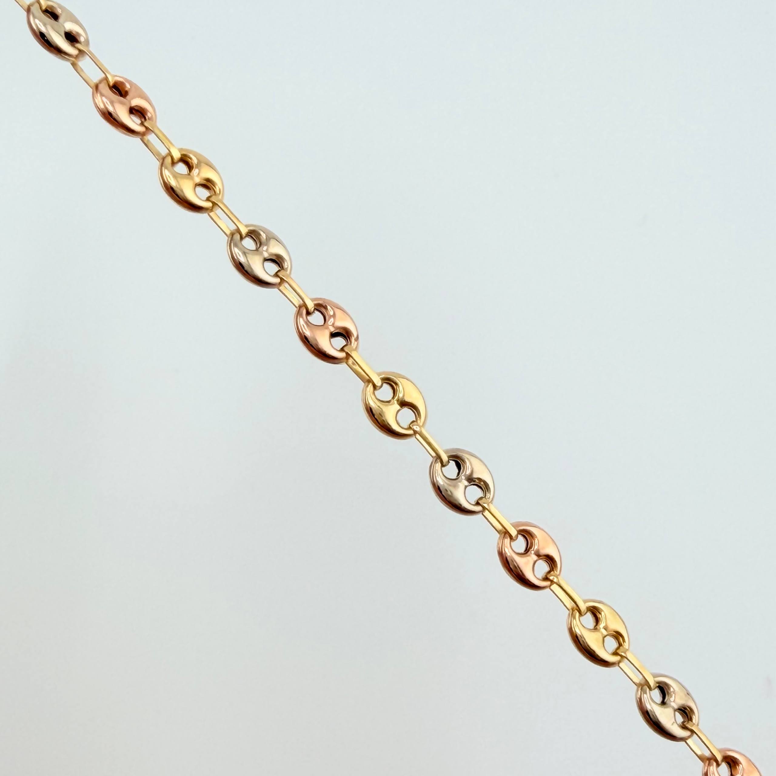 Cadena GC 9.8gr / 19 3/4 in / 5.4mm Tres Oros 18K *