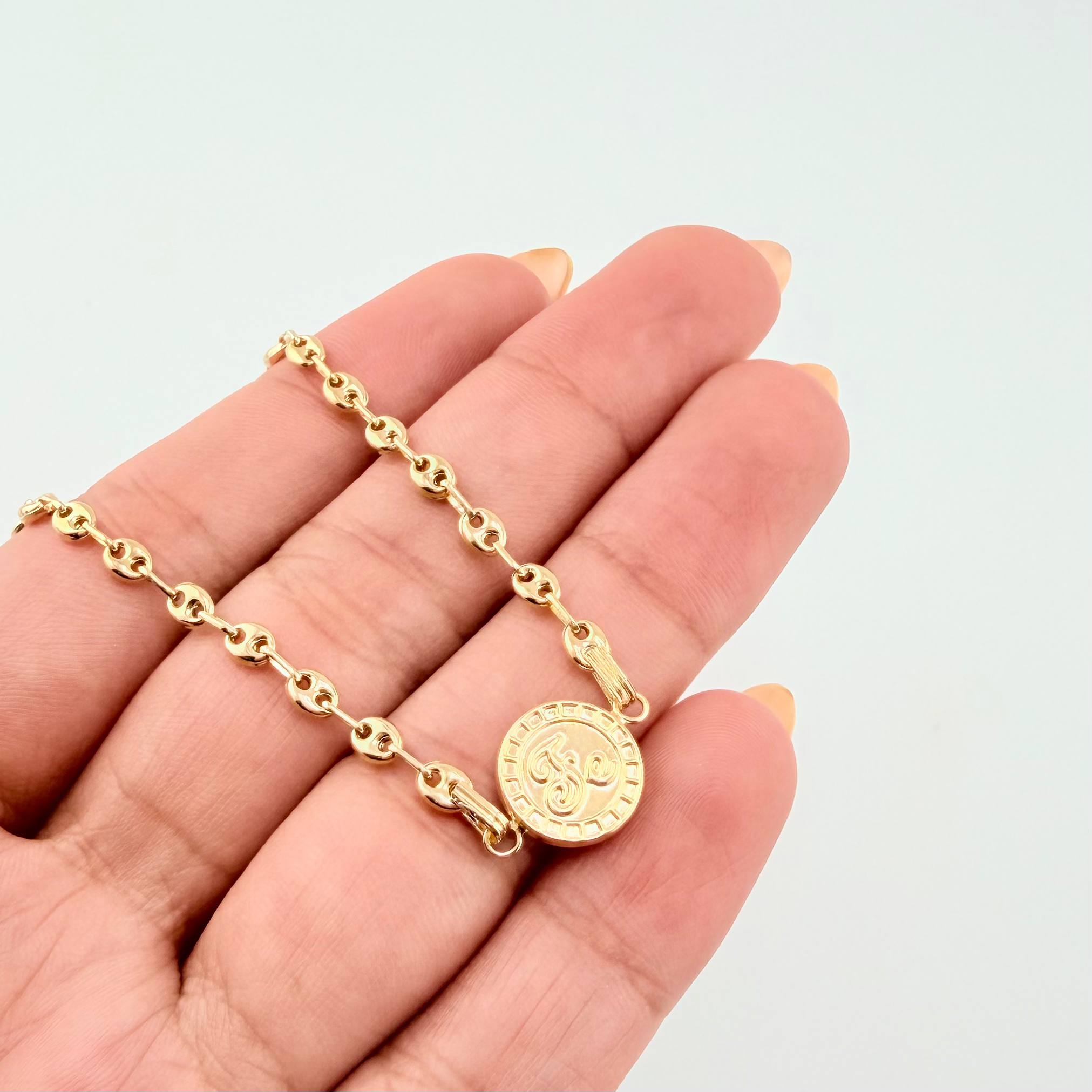 Pulso GC Herraje Fe 2.65gr / 7 1/2 in / 3.2mm Oro Amarillo 18K *