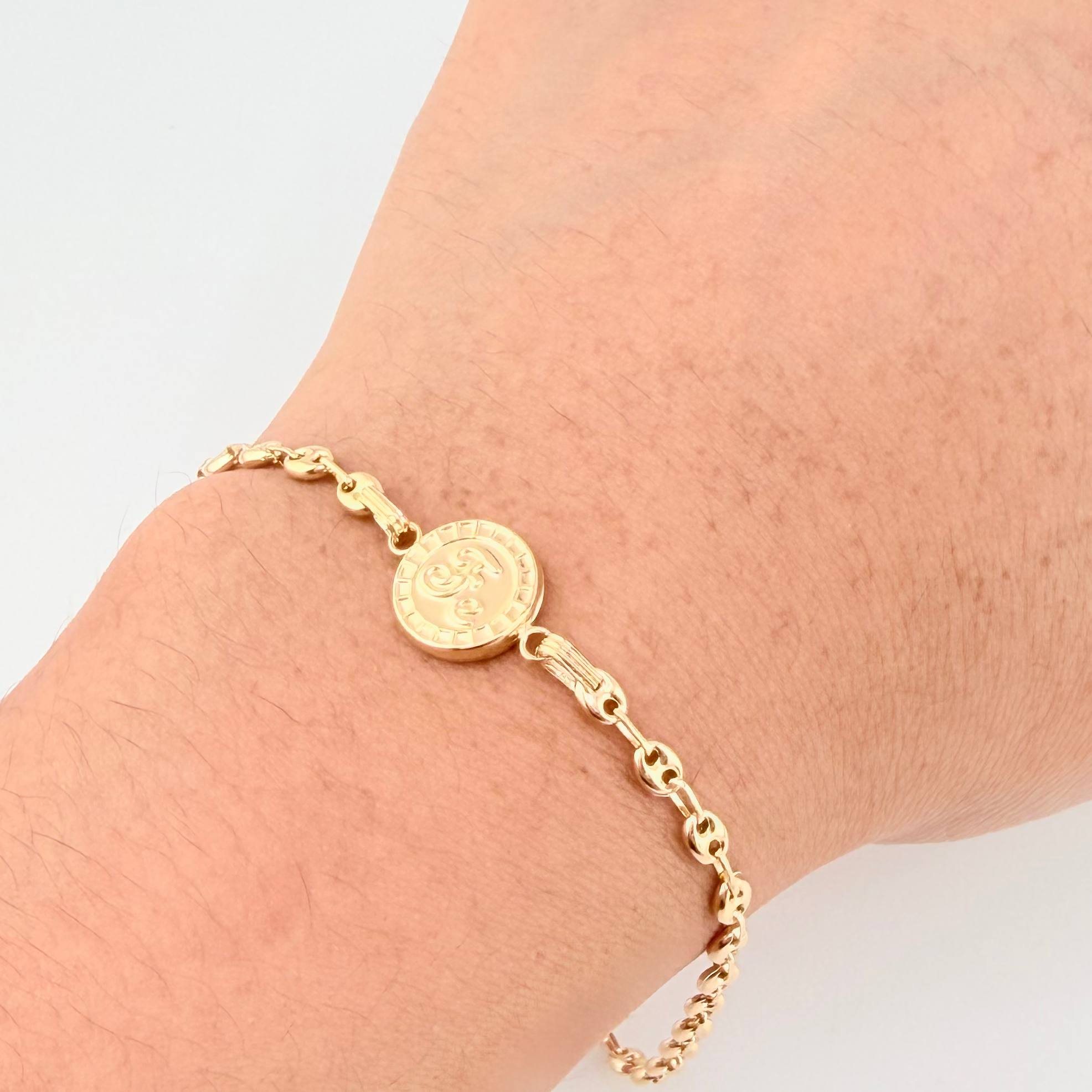 Pulso GC Herraje Fe 2.65gr / 7 1/2 in / 3.2mm Oro Amarillo 18K *