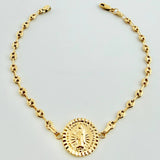 Pulso GC Herraje Virgen De Guadalupe 3.1gr / 7 in / 3.2mm Oro Amarillo 18K *