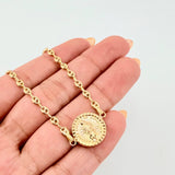 Pulso GC Herraje Virgen De Guadalupe 3.1gr / 7 in / 3.2mm Oro Amarillo 18K *