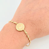 Pulso GC Herraje Virgen De Guadalupe 3.1gr / 7 in / 3.2mm Oro Amarillo 18K *