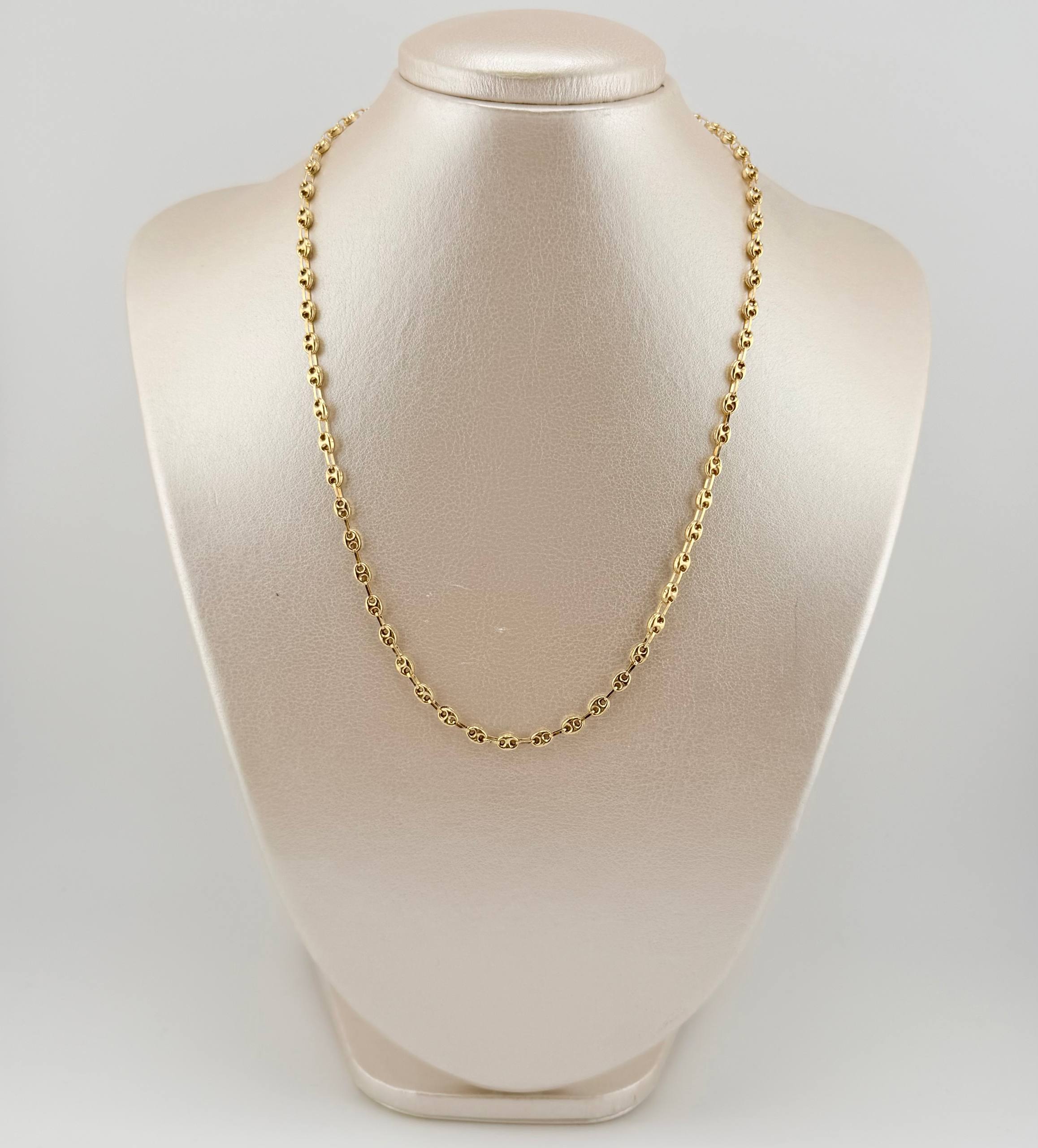 Cadena GC 7.6gr / 19 3/4 in / 4.3mm Oro Amarillo 18K *