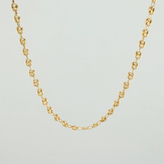 Cadena GC 5.4gr / 17 3/4 in / 3.4mm Oro Amarillo 18K *