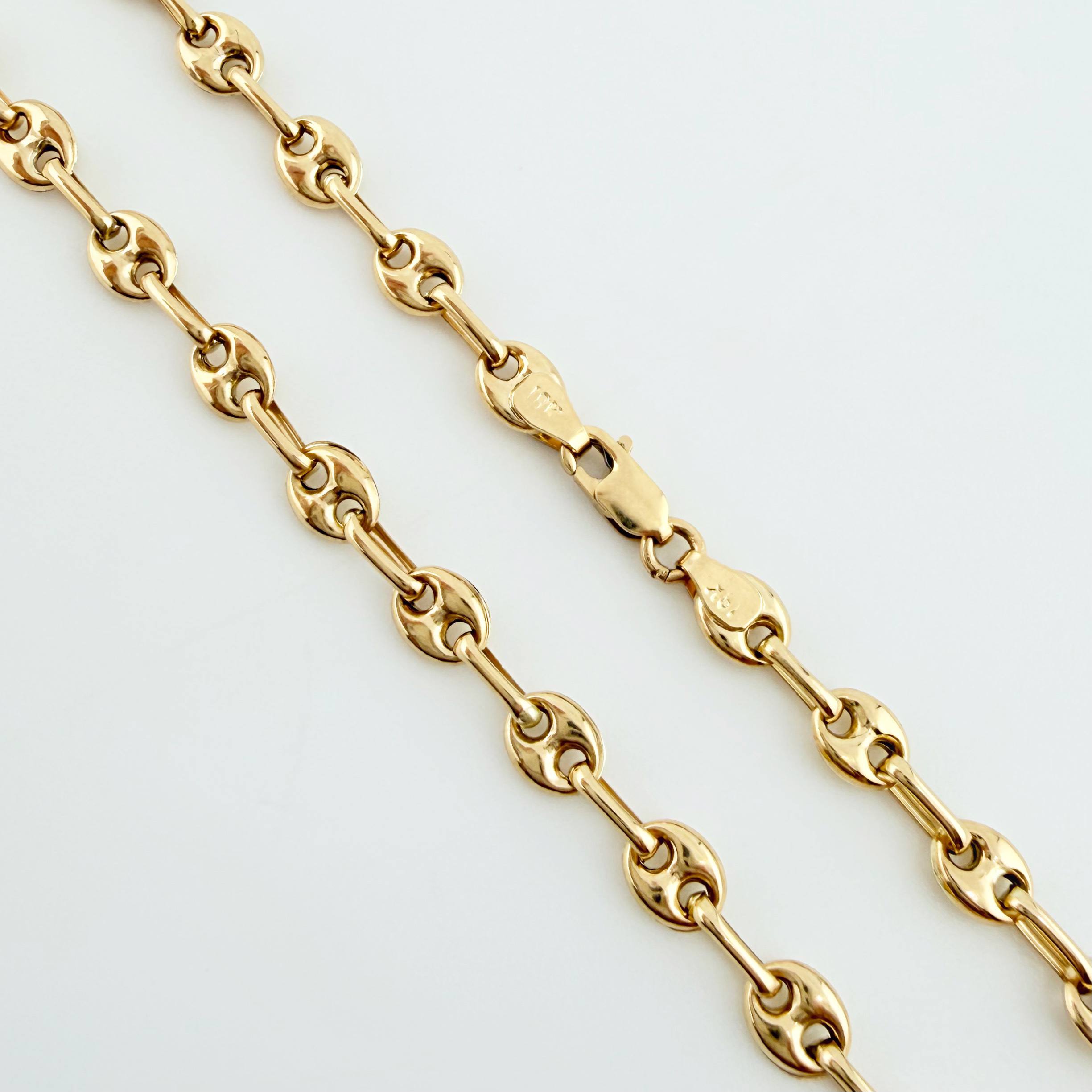 Cadena GC 5.4gr / 17 3/4 in / 3.4mm Oro Amarillo 18K *