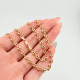 Cadena GC 5.4gr / 17 3/4 in / 3.4mm Oro Amarillo 18K *