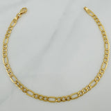 Figaro Bracelet 2.25 g / 7 1/2 in / 3.51 mm Yellow Gold 18K