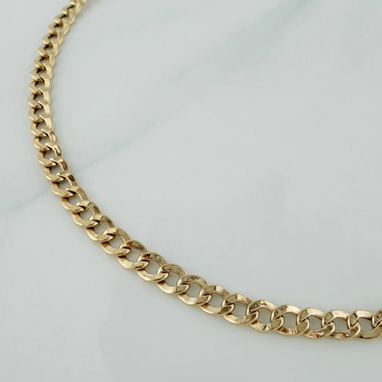 Cuban Links Anklet 2.15 g / 9 1/2 in / 3.52 mm 18K Yellow Gold
