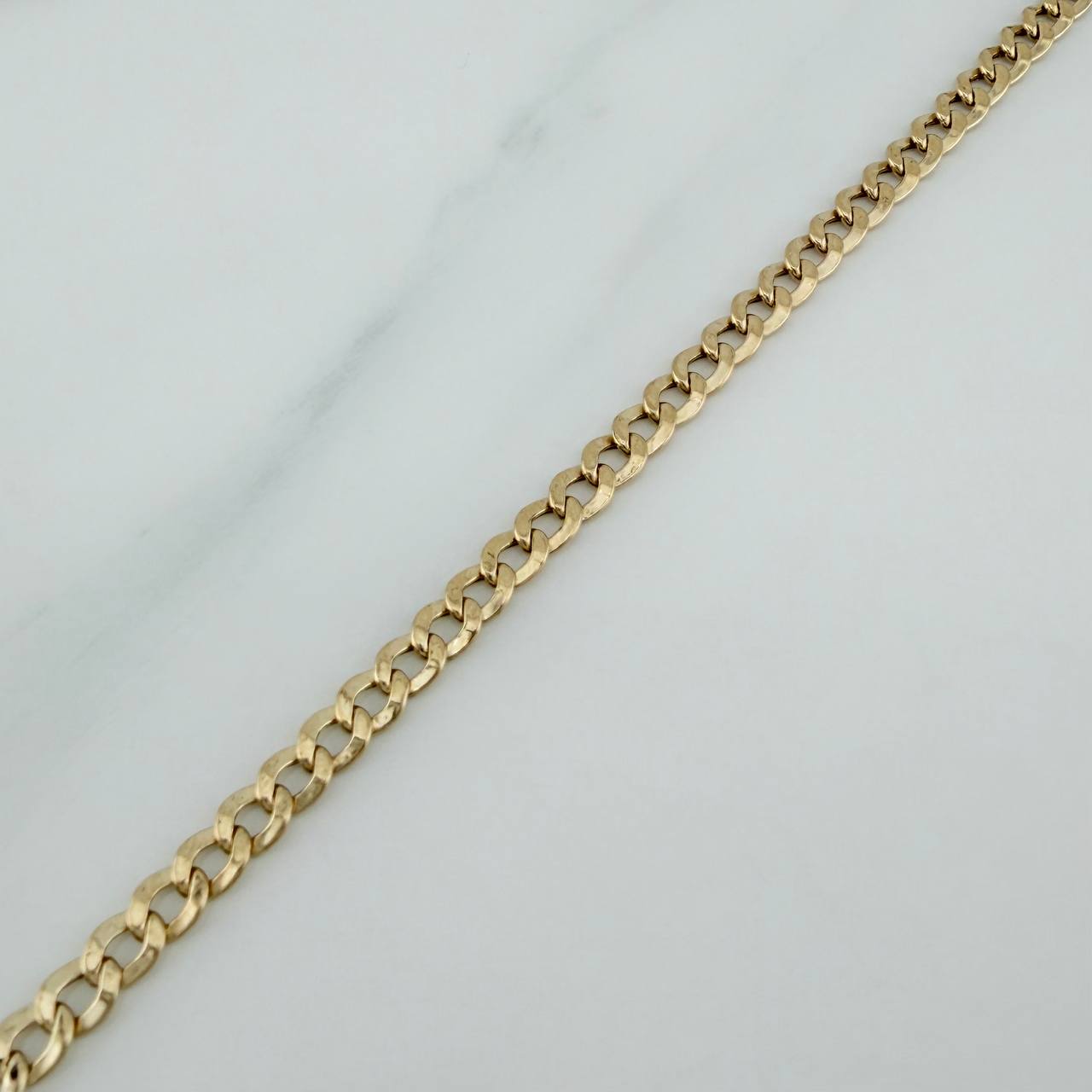 Cuban Links Anklet 2.15 g / 9 1/2 in / 3.52 mm 18K Yellow Gold