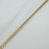 Cuban Links Anklet 2.15 g / 9 1/2 in / 3.52 mm 18K Yellow Gold