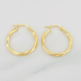 Candongas Mai 1.5g / 3/4 in Oro Amarillo 18K