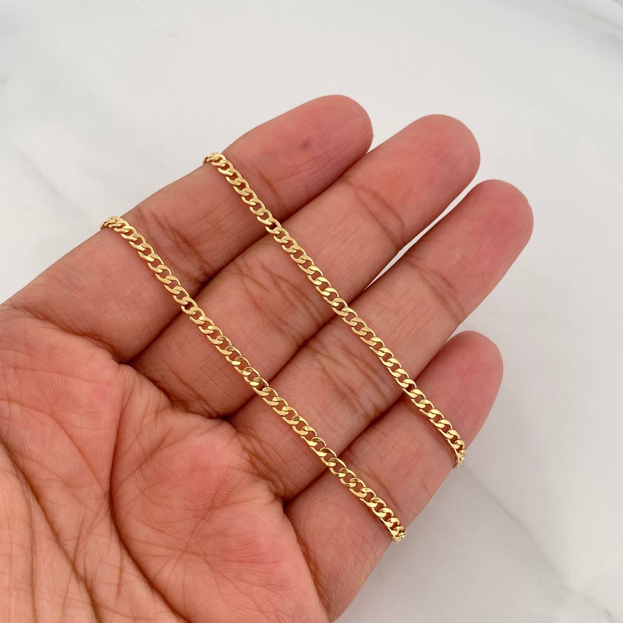 Cuban Links 2.6g / 20 in / 2.5mm Yellow Gold 18K