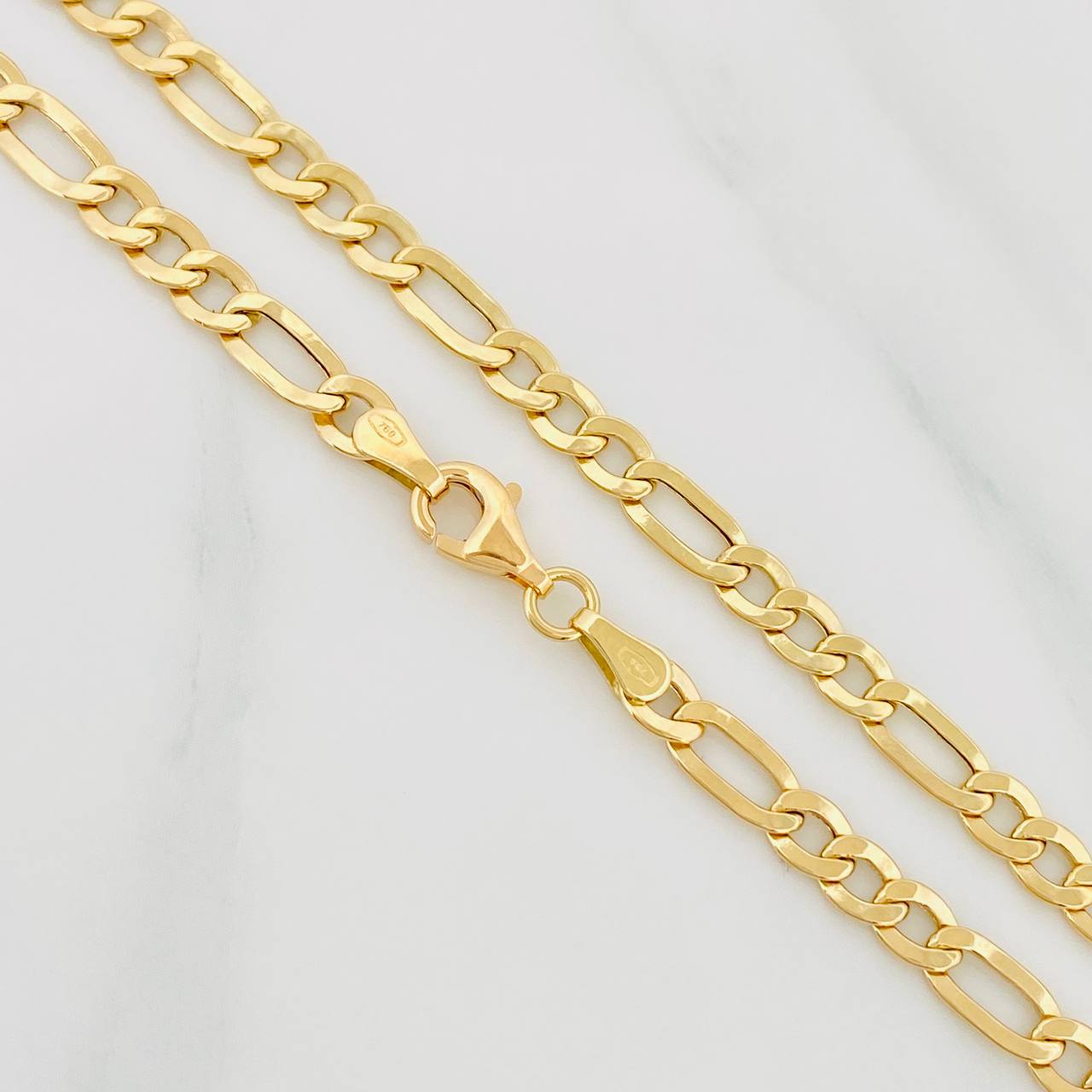 Figaro Chain 6.6g / 24 in / 4.1mm Yellow Gold 18K