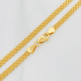 Bismark Chain 4.3g / 18 in / 3.35mm Yellow Gold 18K