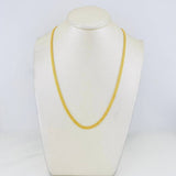 Bismark Chain 4.3g / 18 in / 3.35mm Yellow Gold 18K