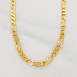 Cadena Figaro 8.25g / 20 in / 3.95mm Oro Amarillo 18K