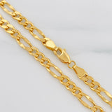 Cadena Figaro 8.25g / 20 in / 3.95mm Oro Amarillo 18K