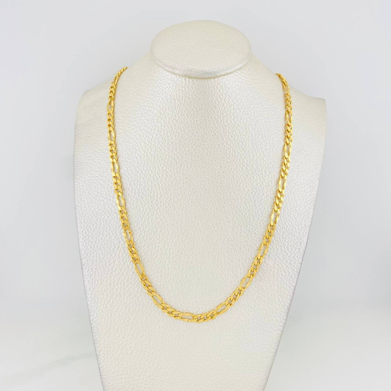 Cadena Figaro 8.25g / 20 in / 3.95mm Oro Amarillo 18K