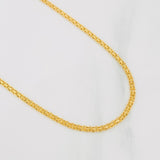 Cadena China 2.75g / 18 in / 2.2mm Oro Amarillo 18K