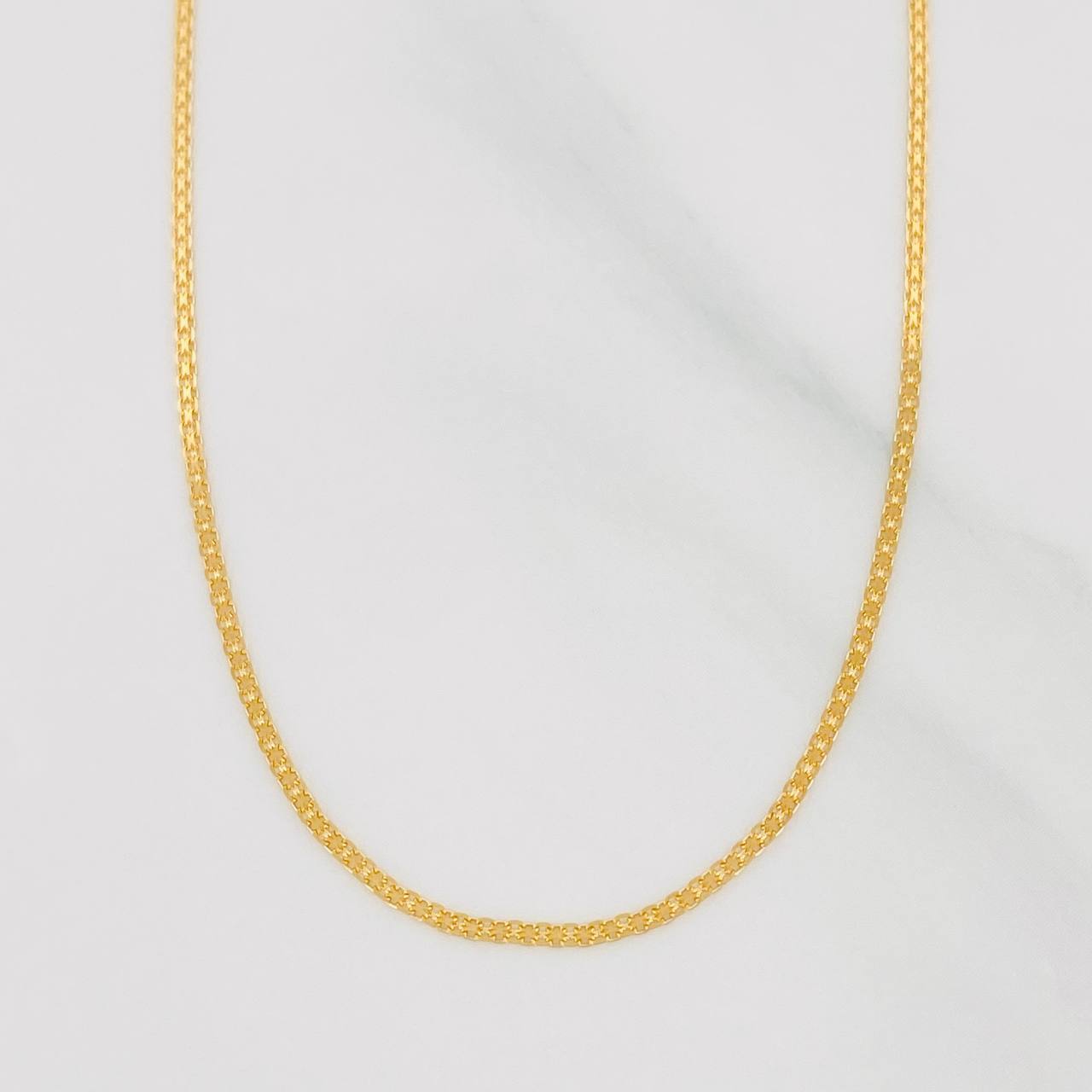 Bismark Chain 1.8g / 18 in / 1.2mm Yellow Gold 18K