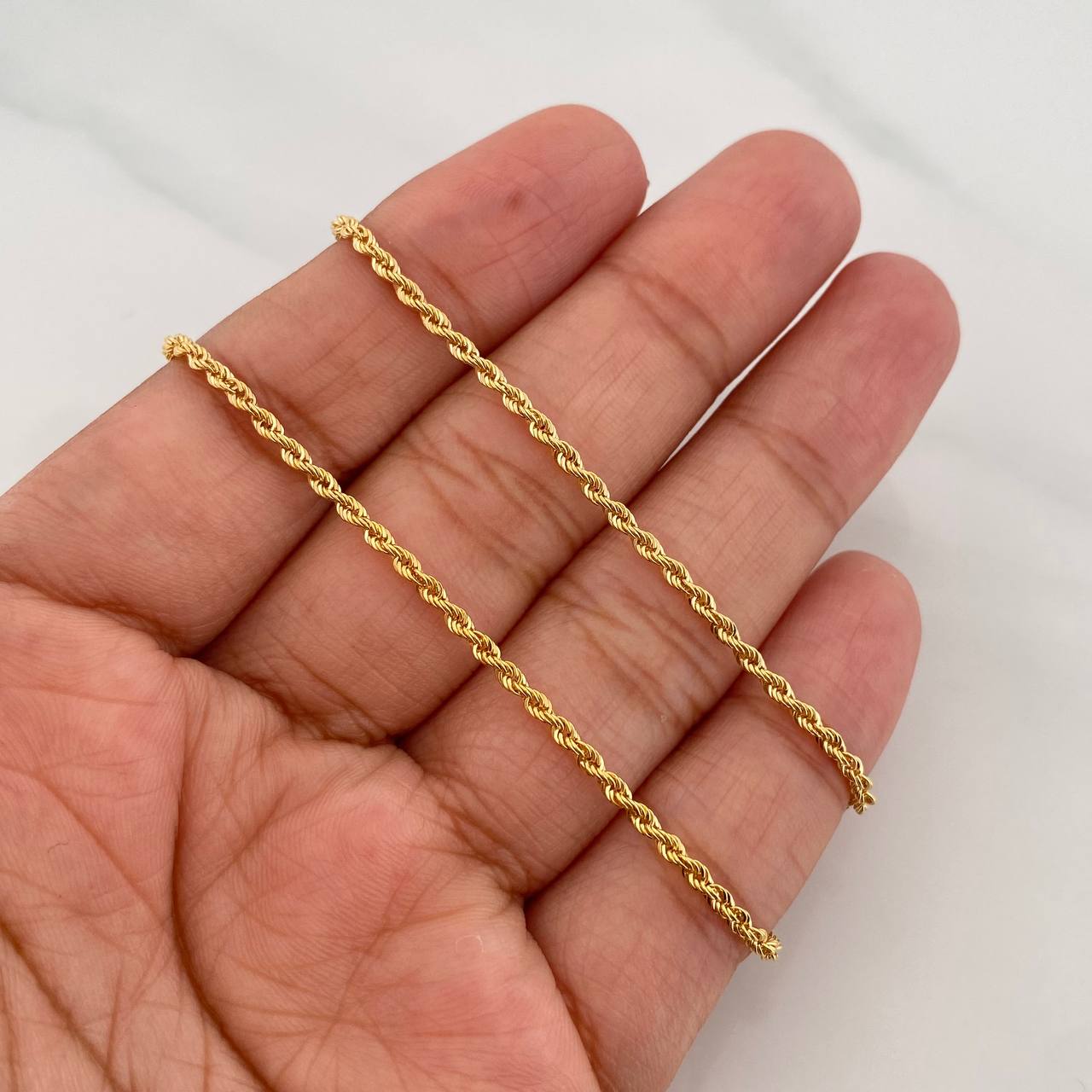 Cadena Lazo 2.3g / 24 in / 1.93mm Oro Amarillo 18K