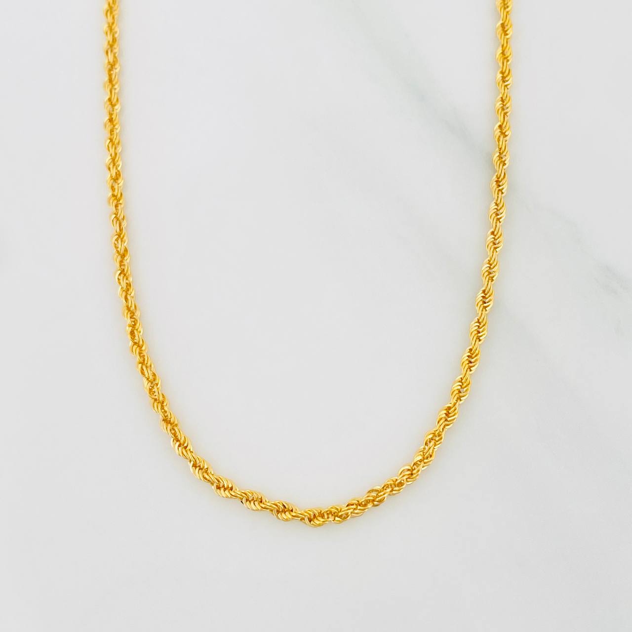 Cadena Lazo 2.3g / 24 in / 1.93mm Oro Amarillo 18K