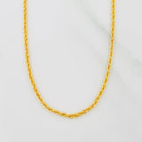 Cadena Lazo 2.3g / 24 in / 1.93mm Oro Amarillo 18K