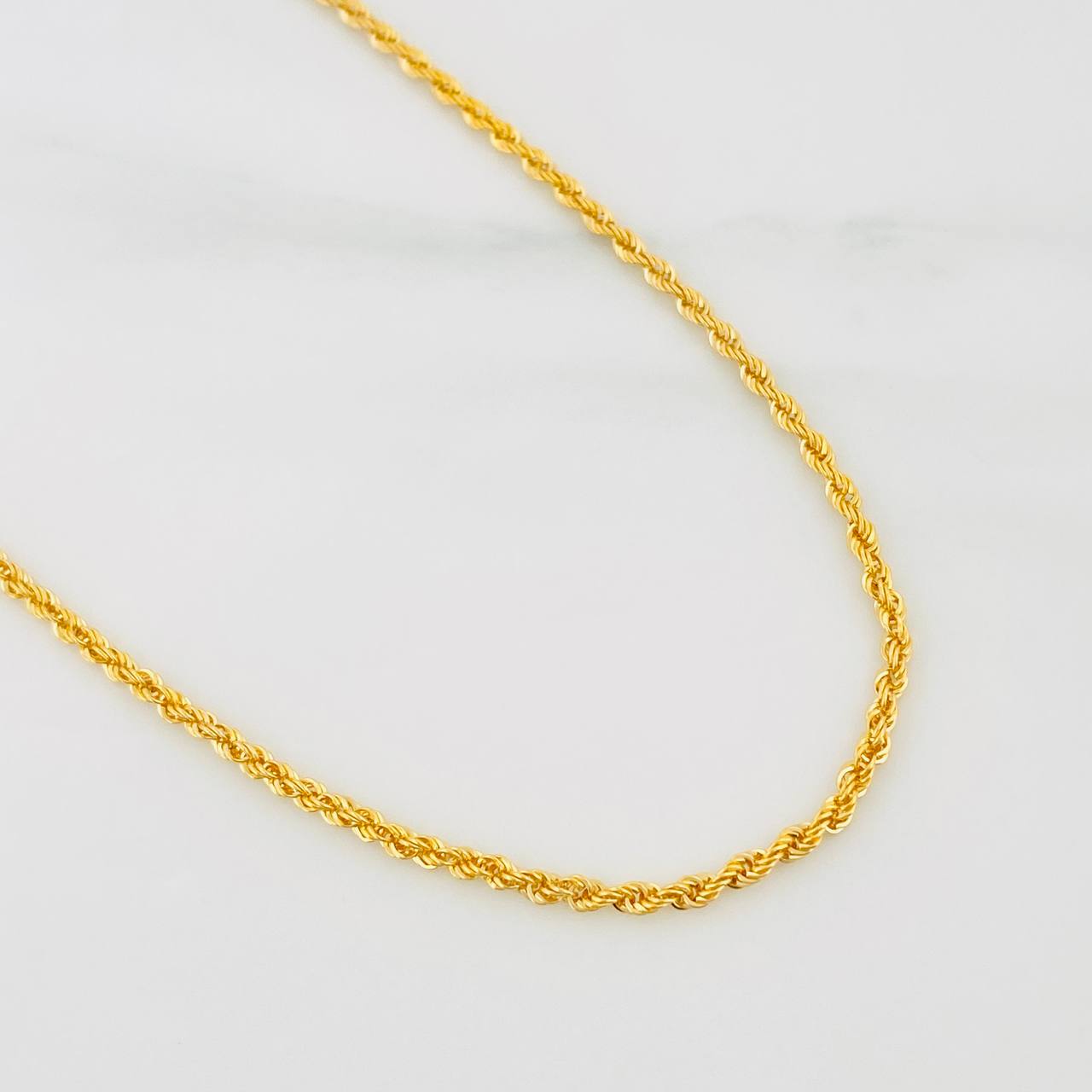 Cadena Lazo 2.3g / 24 in / 1.93mm Oro Amarillo 18K