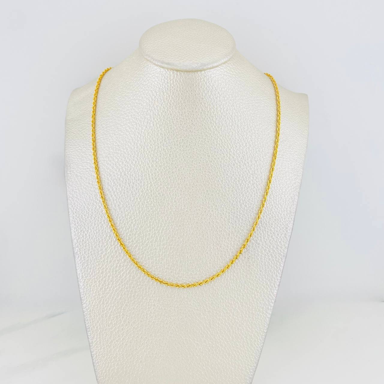 Cadena Lazo 2.3g / 24 in / 1.93mm Oro Amarillo 18K