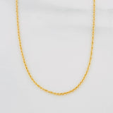 Cadena Lazo 0.9g / 18 in / 1.26mm Oro Amarillo 18K