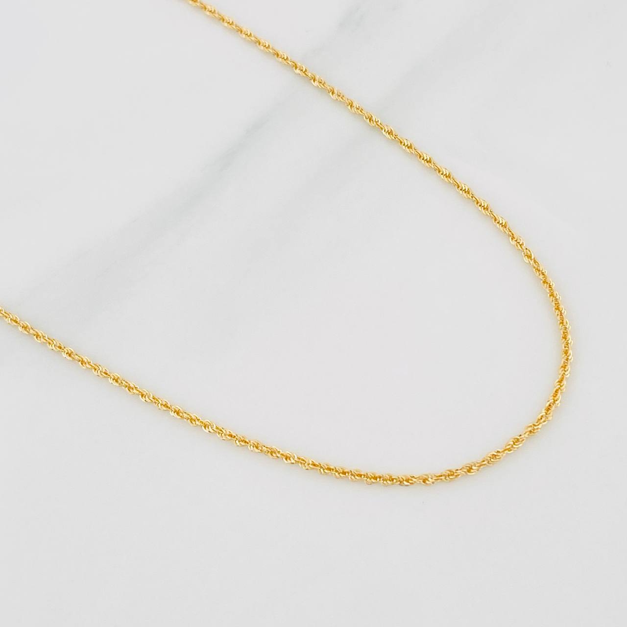 Cadena Lazo 0.85g / 18 in / 1.27mm Oro Amarillo 18K