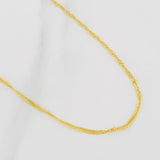 Cadena Singapur 1.65g / 20 in / 1.74mm Oro Amarillo 18K