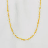 Cadena Singapur 1.65g / 20 in / 1.74mm Oro Amarillo 18K