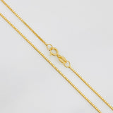 Cadena Veneciana 2.35g / 18 in / 0.81mm Oro Amarillo 18K