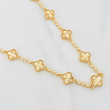 Halo Clover Diamond Cut Chain 28.2g / 20 in / 9.36mm 18K Yellow Gold