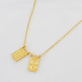 Cadena Aro Seguido Escapulario 3.85g / 18 in / 1.3mm Oro Amarillo 18K