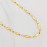Cadena Rustica Rombos 8.2g / 18 in / 4.16mm Oro Amarillo 18K