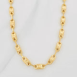 Cadena Rustica Corona 11.15g / 24 in / 4.47mm Oro Amarillo 18K