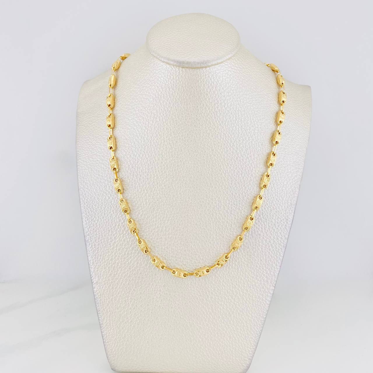 Cadena Rustica Corona 11.15g / 24 in / 4.47mm Oro Amarillo 18K