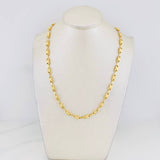 Cadena Rustica Corona 11.15g / 24 in / 4.47mm Oro Amarillo 18K