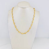 Cadena Rustica Tornillo 14.4g / 24 in / 5.04mm Oro Amarillo 18K