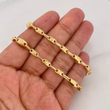 Cadena Rustica Tornillo 11.05g / 20 in / 5.58mm Oro Amarillo 18K